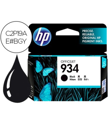 Ink jet hp 934 officejet 6815 6230 6830 negro 400 pag