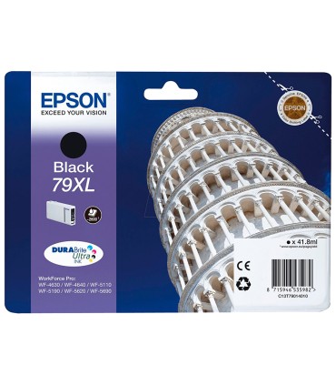 Ink jet epson 79xl 900p wf 4630 4640 5110 5620 5690 5690 negro 2600 pag