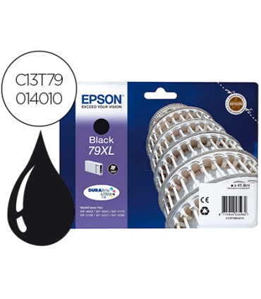 Ink jet epson 79xl 900p wf 4630 4640 5110 5620 5690 5690 negro 2600 pag