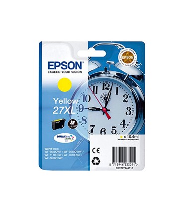 Ink jet epson 27xl wf 3620 7110 7610 7620 amarillo 1100 pag