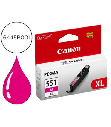 Ink jet canon cli 551xl mg5450 ip7250 mg6350 magenta