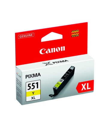 Ink jet canon cli 551xl ip7250 mg5450 mg6350 amarillo