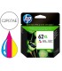 Ink jet hp 62xl envy 5640 7640 officejet 5740 tricolor 415 pag