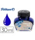 Tinta estilografica pelikan 4001 azul real bote 30 ml