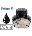 Tinta estilografica pelikan 4001 negro brillante bote 30 ml