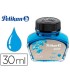 Tinta estilografica pelikan 4001 turquesa bote 30 ml