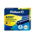 Tinta estilografica pelikan tp6 azul negro caja de 6 cartuchos