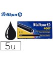 Tinta estilografica pelikan gtp/5 negro caja de 5 cartuchos