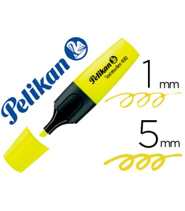 Rotulador pelikan fluorescente textmarker 490 amarillo