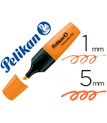 Rotulador pelikan fluorescente textmarker 490 naranja