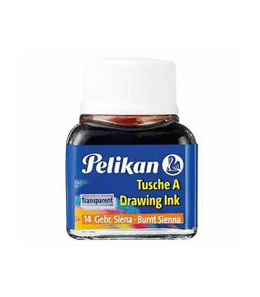 Tinta china pelikan siena tostada bote de 10 ml