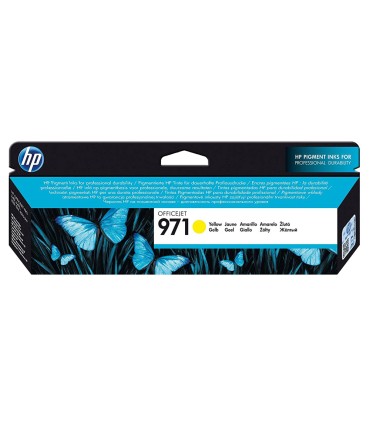 Ink jet hp 971 officejet pro x451 x551 x476 x576 amarillo 2500 pag