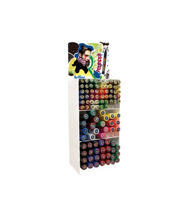 Expositor artline poster marker 93 unidades colores surtidos 51 uds 2 mm 33 uds 6 mm 9 uds 12 mm