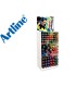 Expositor artline poster marker 93 unidades colores surtidos 51 uds 2 mm 33 uds 6 mm 9 uds 12 mm