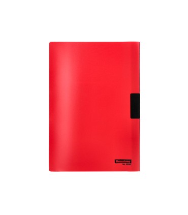 Carpeta beautone dossier pinza lateral 35360 polipropildin a4 roja 25 h pinza desliz pack de 10 retractilado