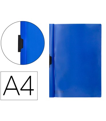 Carpeta beautone dossier pinza lateral 45302 polipropildin a4 azul 25 h pinza desliz pack de 10 retractilado