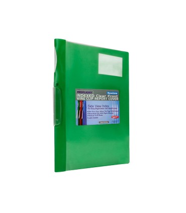 Carpeta beautone dossier pinza lateral 48383 polipropildin a4 verde pinza giratoria pack de 10 retractilado