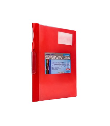 Carpeta beautone dossier pinza lateral 48380 polipropildin a4 roja pinza giratoria pack de 10 retractilado