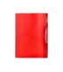 Carpeta beautone dossier pinza lateral 48380 polipropildin a4 roja pinza giratoria pack de 10 retractilado