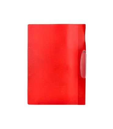 Carpeta beautone dossier pinza lateral 48380 polipropildin a4 roja pinza giratoria pack de 10 retractilado