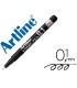 Rotulador artline calibrado micrometrico negro comic pen ek 281 punta poliacetal 01 mm resistente al agua