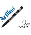 Rotulador artline calibrado micrometrico negro comic pen ek-281 punta poliacetal 0,1 mm resistente al agua