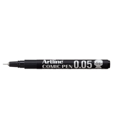 Rotulador artline calibrado micrometrico negro comic pen ek 2805 punta poliacetal 005 mm resistente al agua