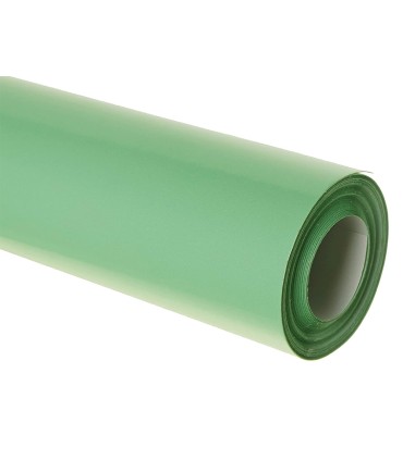 Papel charol verde palido rollo 25 hojas de 50x65 cm