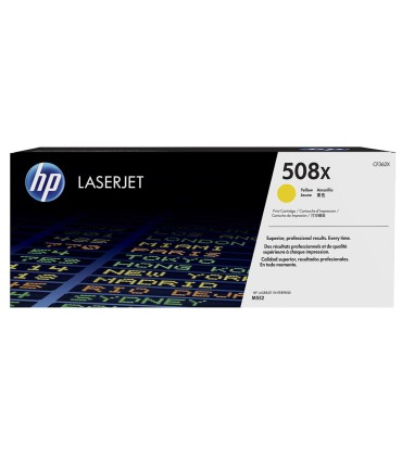 Toner hp 508x laserjet m552 553 577 amarillo 9500 pag