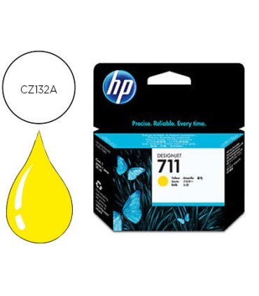 Ink jet hp n711 amarillo 29 ml designjet t120 t520