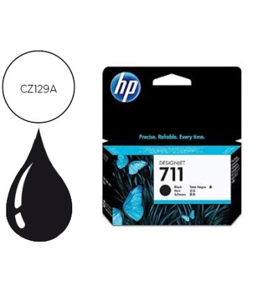 Ink jet hp n711 negro 38 ml designjet t120 t520