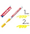 Rotulador edding punta fibra 751 amarillo punta redonda 1-2 mm