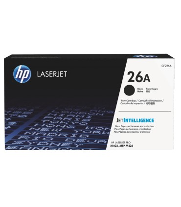 Toner hp 26a laserjet pro m402d m402dn m402dw m402n mfp m426dw mfp m426fdn mfp m426fdw negro 3100 paginas