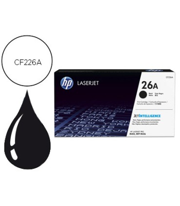 Toner hp 26a laserjet pro m402d m402dn m402dw m402n mfp m426dw mfp m426fdn mfp m426fdw negro 3100 paginas