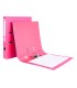 Archivador de palanca liderpapel folio documenta forrado pvc con rado lomo 52 mm rosa compresor metalico