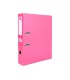 Archivador de palanca liderpapel folio documenta forrado pvc con rado lomo 75 mm rosa compresor metalico