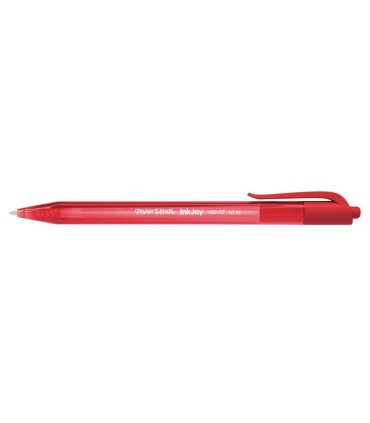 Boligrafo paper mate inkjoy 100 retractil punta media rojo