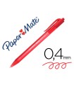 Boligrafo paper mate inkjoy 100 retractil punta media rojo