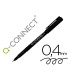 Rotulador q connect punta de fibra fine liner negro 04 mm