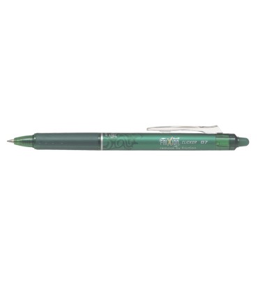 Boligrafo pilot frixion clicker borrable 07 mm color verde claro