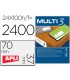 Etiqueta adhesiva multi 3 apli 70x37 mm fotocopiadora laser ink jet caja con 100 hojas din a4