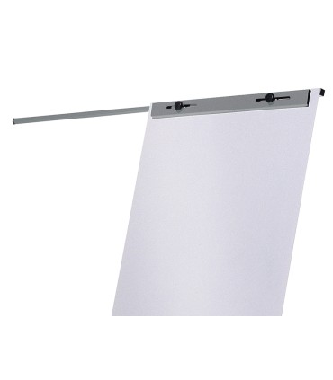 Pizarra blanca rocada con tripode para conferencias magnetica lacada brazo extensible 68x104 cm altura