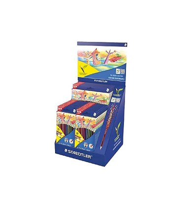 Lapices de colores staedtler noris colour 185 expositor de 20 cajas de 12 colores y 5 cajas de 24 colores