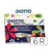 Rotulador giotto decor materials caja de 6 colores surtidos