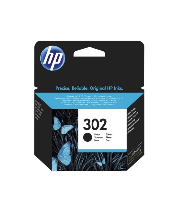 Ink jet hp 302 deskjet 1110 2130 3630 officejet 3830 4650 envy 4520 negro 190 pag