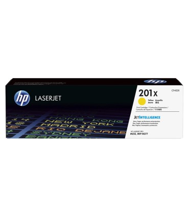 Toner hp 201x laserjet pro m252 mfp m277 amarillo 2300 pag