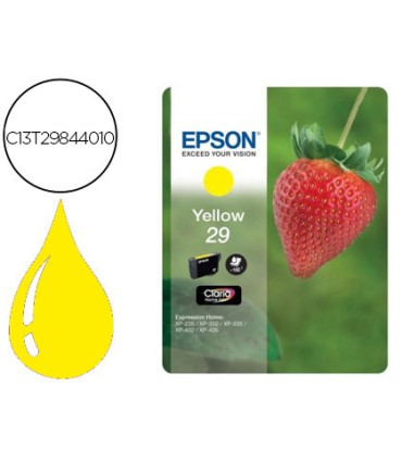 Ink jet epson home 29 t2984 xp435 330 335 332 430 235 432 amarillo 175 pag