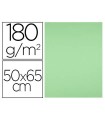 Cartulina liderpapel 50x65 cm 180g/m2 verde hierba paquete de 25 hojas