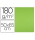 Cartulina liderpapel 50x65 cm 180g m2 verde pistacho paquete de 25 hojas