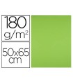 Cartulina liderpapel 50x65 cm 180g/m2 verde pistacho paquete de 25 hojas